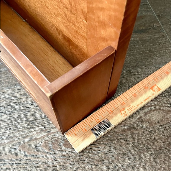 Vintage single post box mirror w 4. L 15. H 19 inch - Picture 15 of 15